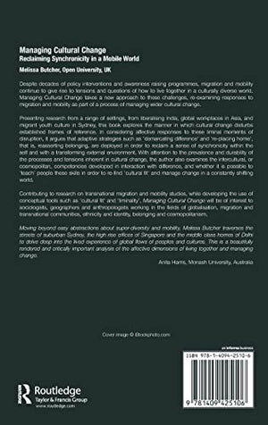Managing Cultural Change: Reclaiming Synchronicity in a Mobile World (Global Connections),Used