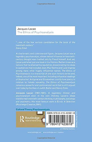 The Ethics Of Psychoanalysis: The Seminar Of Jacques Lacan: Book Vii (Routledge Classics)-new