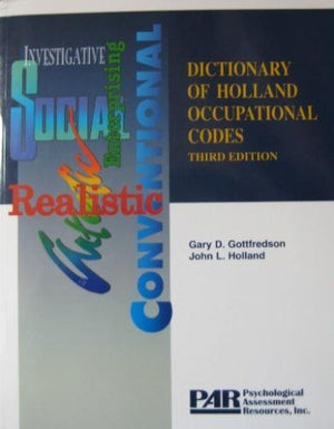 Dictionary Of Holland Occupational Codes,New