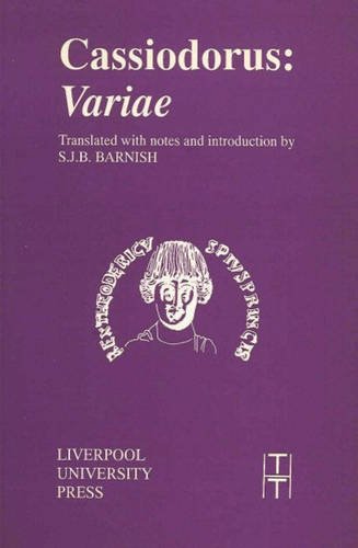 Cassiodorus: Variae (Translated Texts for Historians LUP) (Volume 12),Used