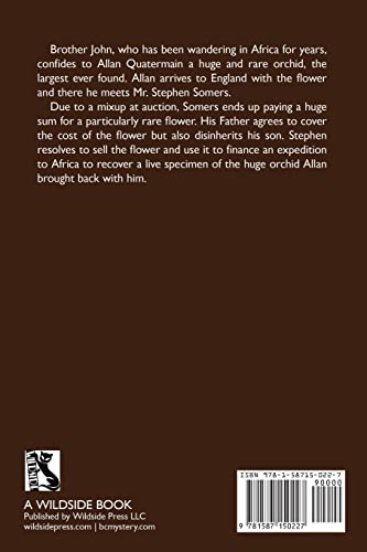 Allan and the Holy Flower (Works of H. Rider Haggard),Used