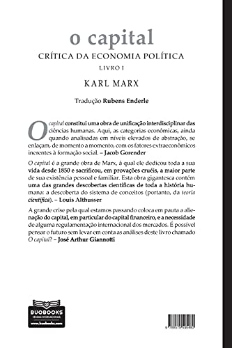 O capital, Livro I (Portuguese Edition),Used