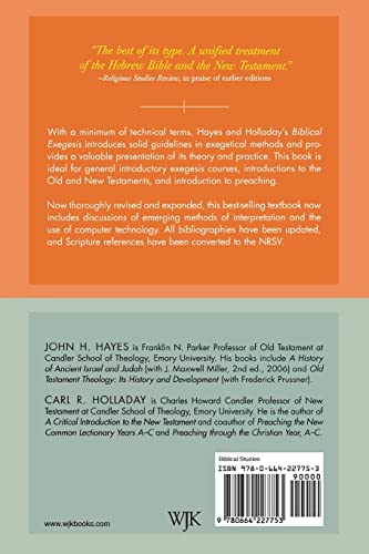 Biblical Exegesis: A Beginner's Handbook,Used