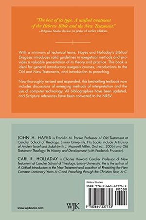 Biblical Exegesis: A Beginner'S Handbook