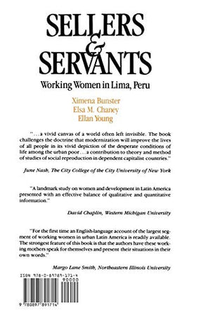 Sellers and Servants: Working Women in Lima, Peru,Used