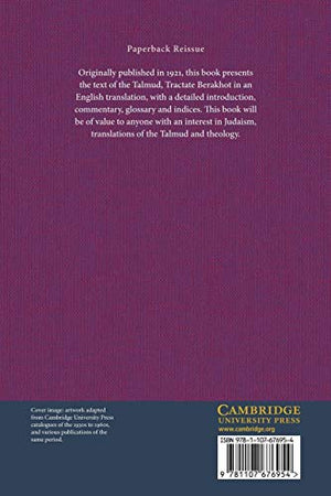 The Babylonian Talmud: Translated into English for the First Time, with Introduction, Commentary, Glossary and Indices,Used