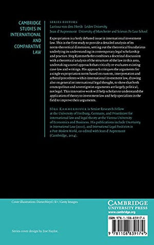 International Investment Law and Legal Theory: Expropriation and the Fragmentation of Sources (Cambridge Studies in Internationa,Used