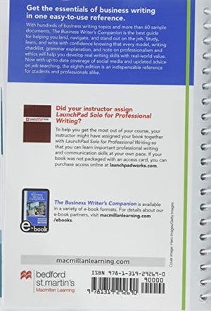 The Business Writer's Companion,Used