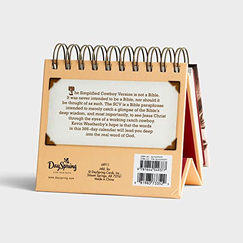 Cowboy Bible Verses: An Inspirational Dayspring Daybrightener  Perpetual Calendar