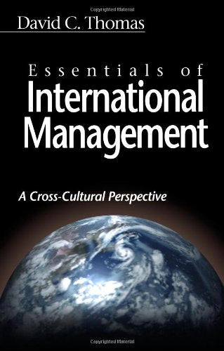 Essentials of International Management: A CrossCultural Perspective,New