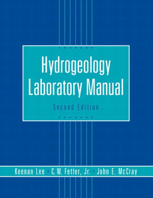 Hydrogeology Laboratory Manual (2nd Edition),Used