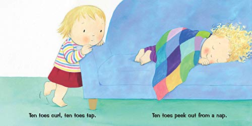 Ten Little Toes, Two Small Feet (Mini Bee Board Books),Used
