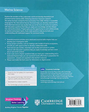 Cambridge International AS & A Level Marine Science Coursebook with Digital Access (2 Years),Used
