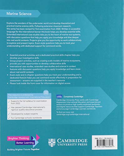 Cambridge International AS & A Level Marine Science Coursebook with Digital Access (2 Years),Used