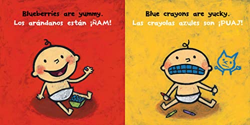 Yummy Yucky/am! Puaj! (Leslie Patricelli board books),Used