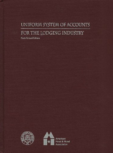 Uniform System of Accounts for the Lodging Industry,New