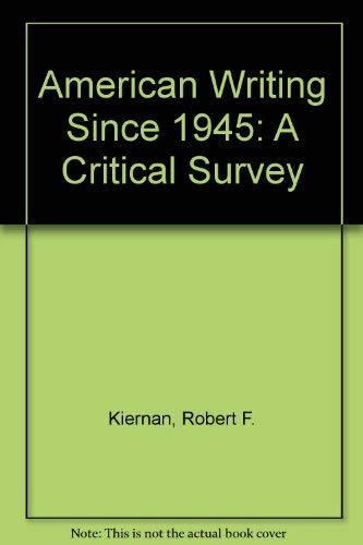 American Writing Since 1945: A Critical Survey,Used