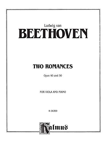 Two Romances, Op. 40, 50 (Kalmus Edition),Used