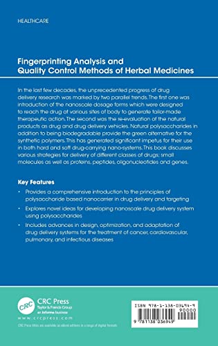Fingerprinting Analysis and Quality Control Methods of Herbal Medicines,Used