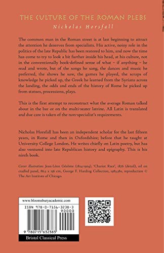 The Culture of the Roman Plebs,Used