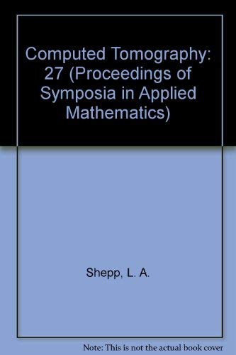 Computed Tomography (Proceedings of Symposia in Applied Mathematics),Used