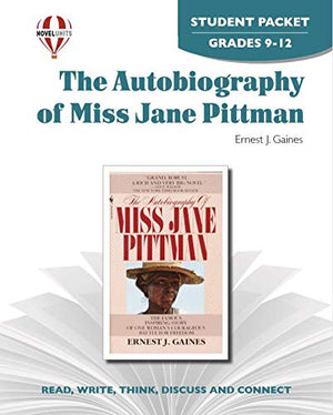 The Autobiography Of Miss Jane Pittman  Student Packet By Novel Units,Used