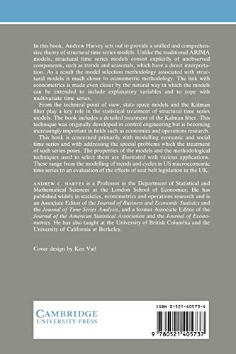 Forecasting, Structural Time Series Models and the Kalman Filter,New