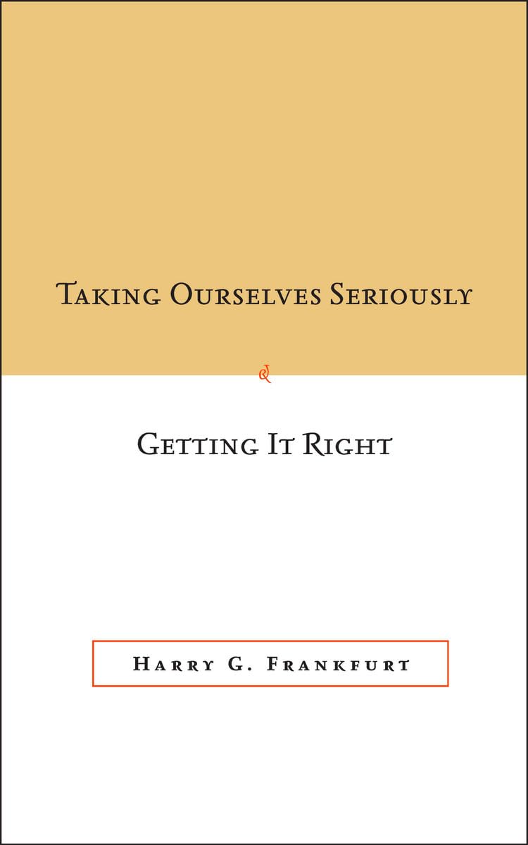 Taking Ourselves Seriously and Getting It Right,New