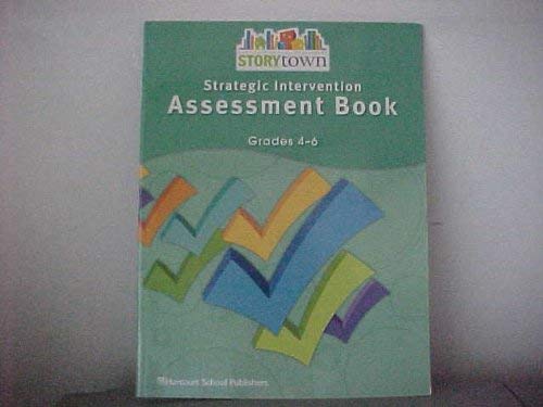 Storytown: Strategic Intervention Assessment Book Grade 46,Used