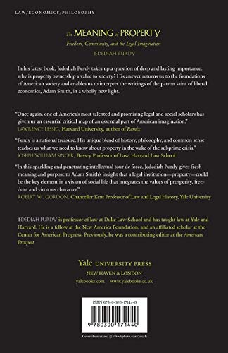 The Meaning of Property: Freedom, Community, and the Legal Imagination,Used