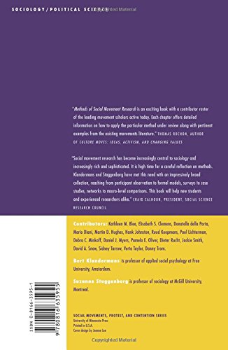 Methods Of Social Movement (Volume 16) (Social Movements, Protest and Contention),New