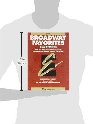 Essential Elements Broadway Favorites for Strings  Violin 1/2,Used