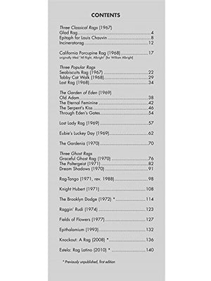 William Bolcom  Complete Rags for Piano: Revised Edition,Used