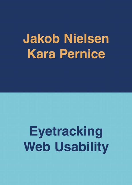 Eyetracking Web Usability,New