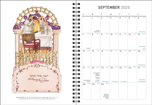 The Jewish Calendar 20242025 (5785) 16Month Planner,Used