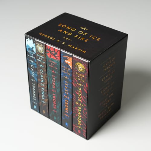 George R. R. Martin's A Game of Thrones 5Book Boxed Set (Song of Ice and Fire Series): A Game of Thrones, A Clash of Kings, A S,New