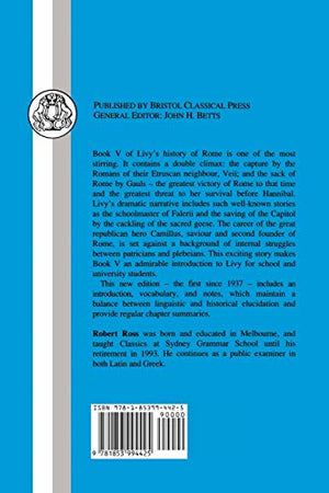 Livy: Book V (Latin Texts),New