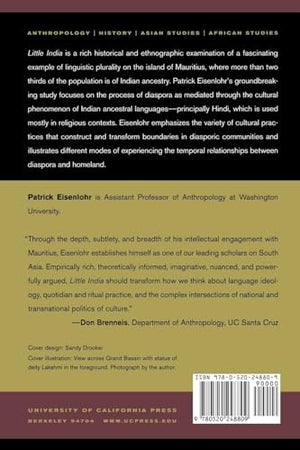 Little India: Diaspora, Time, and Ethnolinguistic Belonging in Hindu Mauritius,Used