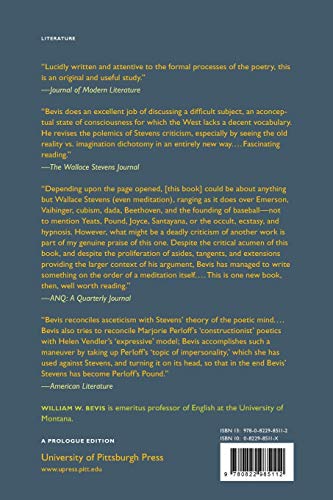 Mind of Winter: Wallace Stevens, Meditation, and Literature (Critical Essays in Modern Literature),Used