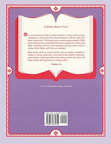 My Name in Books: A Guide to Character Names in Children's Literature,Used