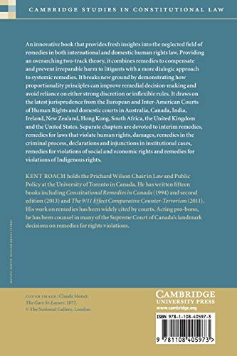 Remedies for Human Rights Violations (Cambridge Studies in Constitutional Law, Series Number 27),Used