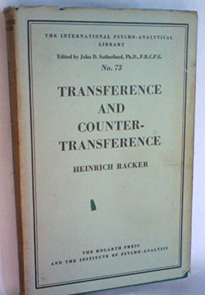 Transference and CounterTransference,New