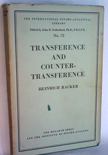 Transference and CounterTransference,New