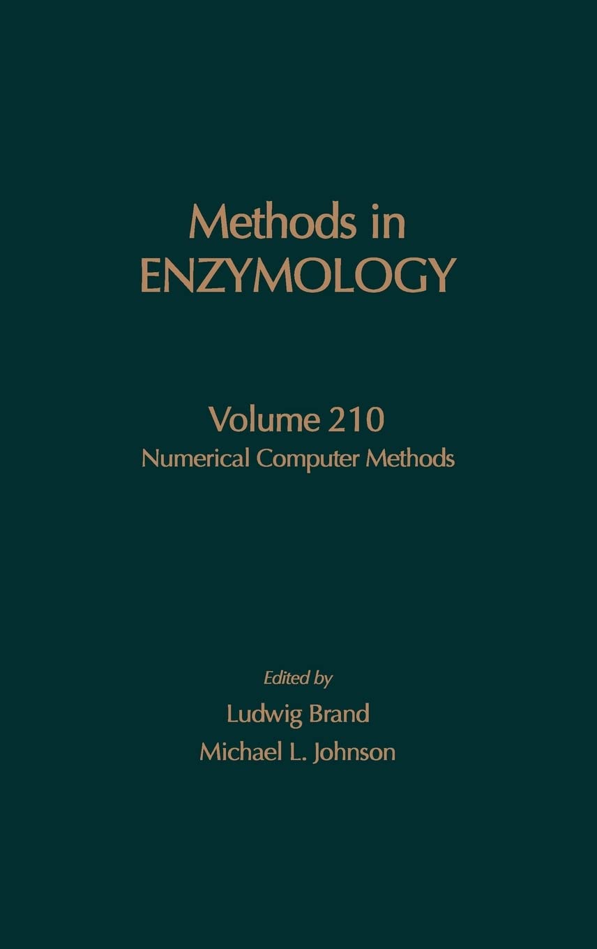 Numerical Computer Methods (Methods in Enzymology, Vol. 210) (Volume 210),Used