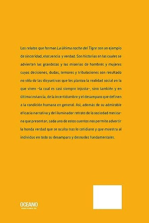 La ltima noche del tigre/ Last Night of the Tiger (Spanish Edition),Used