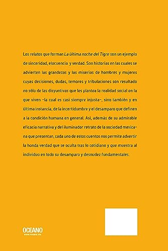 La ltima noche del tigre/ Last Night of the Tiger (Spanish Edition),Used