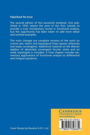 Elements Of Functional Analysis