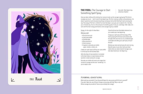 The Tarot Spellbook: 78 Witchy Ways To Use Your Tarot Deck For Magick And Manifestation,New