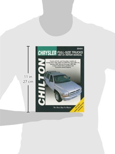 Chilton Chrysler FullSize Trucks 199701 Repair Manual: Covers All U.S. and Can,Used