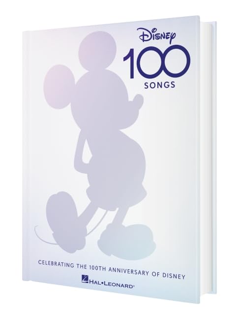 Disney 100 Songs: Songbook Celebrating the 100th Anniversary of Disney complete with foreword by Alan Menken, Preface by Disney ,New